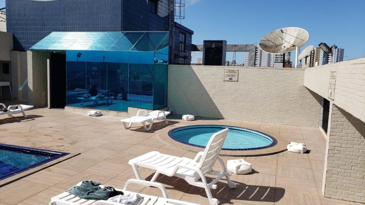 Flat Completo Novo A 350M Da Praia Com Piscina São Vicente Εξωτερικό φωτογραφία